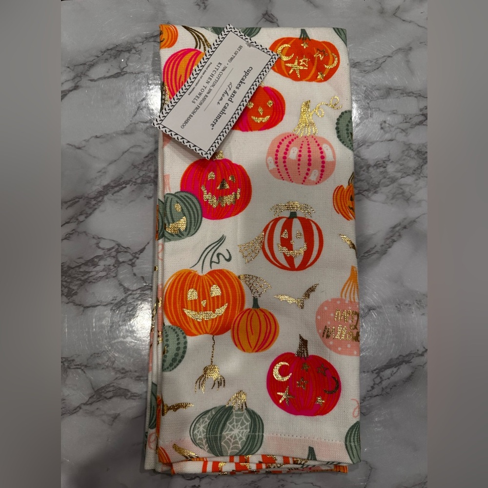 Cupcakes and Cashmere two new fall dish towels